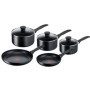 Batterie de cuisine Tefal Induction 5 pièces avec couvercles en verre