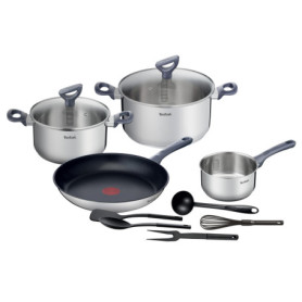 Batterie de Cuisine Tefal Daily Cook 11 Pièces - Casseroles et Poêle Antiadhésives