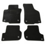 Tapis de Sol Velours Noir pour Skoda Octavia 2 - Set de 4 Pièces