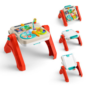 Fisher-Price Table d'activités Musicale 4 en 1 pour Bébé