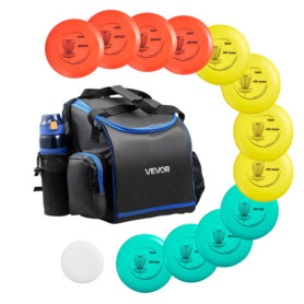 Kit de Disc Golf VEVOR pour Débutants avec Sac à Dos et 12 Disques