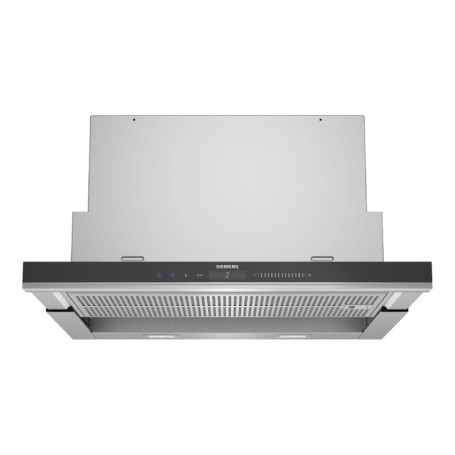 Hotte Semi-Intégrée Siemens iQ700 LI69SA684 en Acier Inoxydable Noir - Débit 935 m³/h