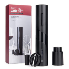Kit Décapsuleur Électrique avec Accessoires pour Vin