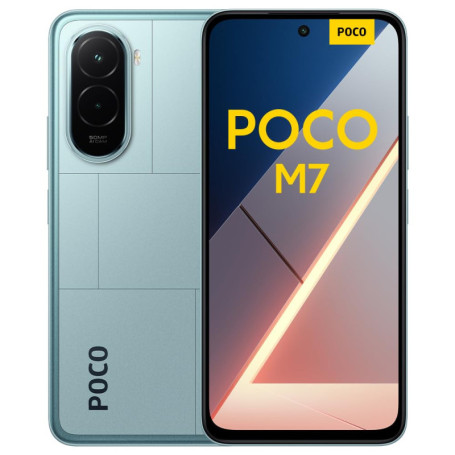XIAOMI POCO M7 - Smartphone 8 Go RAM, 256 Go, Écran FHD+ 144 Hz, 50 MP, 7000 mAh, Bleu