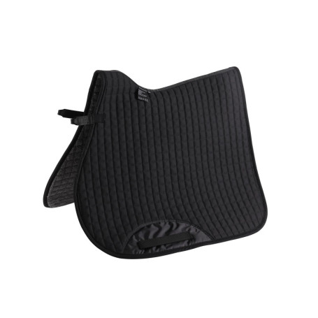 Tapis de Selle de Saut Merauno en Coton Noir - Confort et Durabilité pour Chevaux