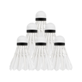 Volants de Badminton en Plume d'Oie - Pack de 6 par Rebel Electro