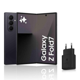 Samsung Galaxy Z Fold7 - Smartphone Pliable 5G 512 Go avec Chargeur Rapide Inclus - Noir Absolu
