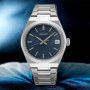 Montre Seiko Analogique en Acier Inoxydable avec Cadran Bleu