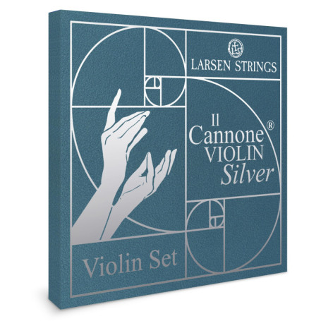 Cordes de Violon 4/4 Il Cannone Silver - Jeu de 5 Cordes Larsen Strings