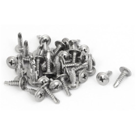 Vis Autotaraudeuse M4.2 x 16mm - 40pcs en Acier Alliage