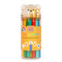 Lot de 24 Crayons de Couleur Teddy Friends avec Taille-Crayon - Legami
