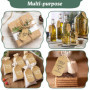 120 Étiquettes Cadeaux en Papier Kraft avec Corde en Jute - Idéales pour Mariages et Anniversaires