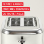 Grille-pain Tefal Collection en Inox Rétro avec 8 Niveaux de Dorage