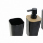 Ensemble de Bain DKD Home Decor Naturel Noir Aluminium Bambou PS (11,5 x 11,5 x 29,99 €