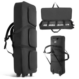 Sac à Roulettes VEVOR pour Clavier 88 Touches - Housse de Transport Durable