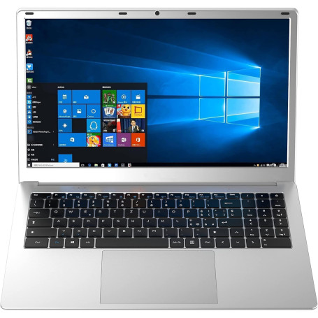 difinity Quad PC Portable 15.6" FullHD (N3450 4x2.2 GHz, RAM 8Go, 256Go SSD, WLAN, Bluetooth, Windows 11 Pro) Clavier AZERTY Fra