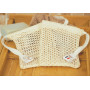 Filet savon x2 en coton bio - filet sauve-savon pour savon ou shampooing solide - zéro déchet - moussant et exfoliant doux - Fab