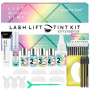 Kit Rehaussement de Cils avec Noir, 2026 Actualisé Rehaussement Cils Noir, Semi-Permanent de Cils, Professionnel Lash Lift Kit, 
