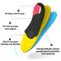 VALSOLE Semelles orthopédiques pour fasciite plantaire, soutien de la voûte plantaire, pour éperon calcanéen, pieds plats, doule