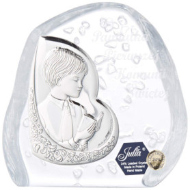 Presse-papiers en Cristal de Plomb Transparent 11,5 cm - Élégance et Raffinement