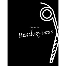 Carnet de Rendez-vous Coiffure A4 - 110 Pages pour Coiffeurs Professionnels