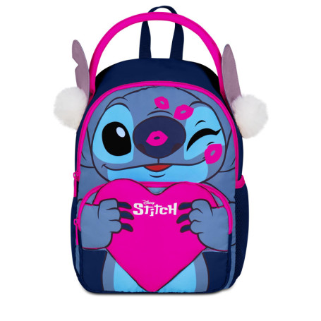 Sac à Dos Lilo & Stitch All is Bright - Bleu Outremer avec Oreilles et Pompons