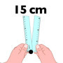 Règle Pliable Maped Arctic 2 en 1 - 15/30 cm - Design Moderne
