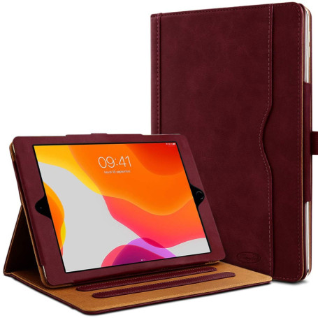 Housse de Protection Intégrale KARYLAX pour iPad 10.2" - Bordeau