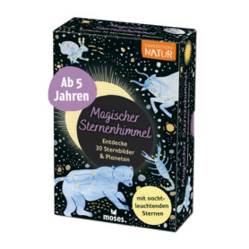 Moses Verlag - Kit d'Astronomie Magique pour Enfants : 30 Constellations et Planètes à Découvrir
