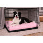 Coussin Doux Naya pour Chien et Chat - Rose Antidérapant