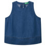 Blouse sans manches en chambray bleu - United Colors of Benetton
