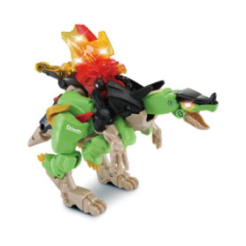 VTech Spinops - Super Spinosaure 2 en 1 avec Tricératops et Moto Jouet