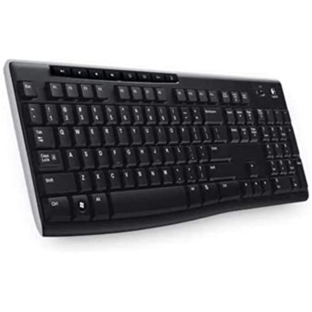 Clavier Sans Fil Logitech K270 QWERTY - Connectivité Fiable et Design Durable