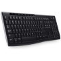 Clavier Sans Fil Logitech K270 QWERTY - Connectivité Fiable et Design Durable