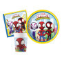 Kit Vaisselle de Fête Marvel Spider-Man pour 8 Personnes - 36 Pièces