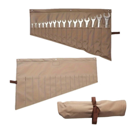 Sac à Outils Enroulable Multifonction à 16 Compartiments