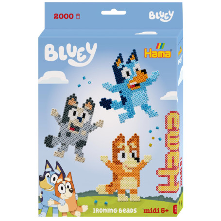 Coffret créatif Hama Bluey - 2000 perles à repasser pour enfants