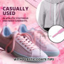 Pack de 3 Lacets Plats Roses pour Baskets et Bottes