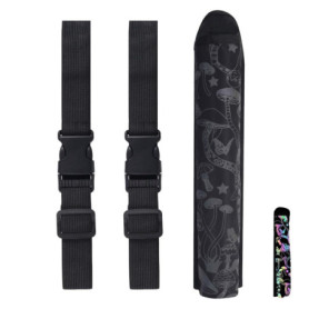 MiOYOOW Étui Transparent pour Ventilateur Rave avec Sangle Ajustable