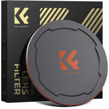 Bouchon Magnétique K&F CONCEPT 95mm en Métal pour Objectifs Photo