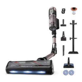 Rowenta X-Force Flex 16.60 Animal Aqua - Aspirateur Sans Fil Noir/Cuivre