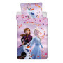 Parure de lit La Reine des Neiges pour enfant - Housse de couette et taie d'oreiller en coton