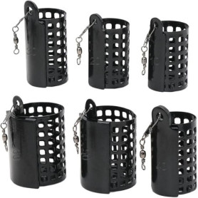 Mangeoires Feeder en Métal AMJKEJI - 6 Pièces pour Pêche à la Carpe