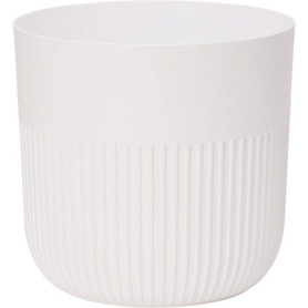 Pot de Fleurs Rond Luca Grande - Blanc Ø 40 cm