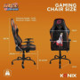 Fauteuil de Bureau Gaming KONIX Naruto Hokage Shippuden - Confort Ergonomique et Inclinaison 150°