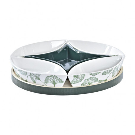 Ensemble à apértif DKD Home Decor Bois Volets Vert Grès (22 x 22 x 1 cm) (6 Pièc 34,99 €
