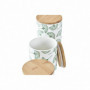 Set de 3 Boites DKD Home Decor Naturel Blanc Vert Bambou Grès Tropical (3 Pièces 53,99 €