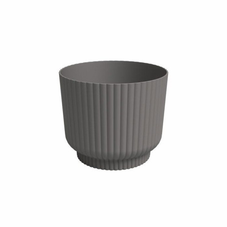 Pot de Fleur Miami Wavy 30 cm Anthracite - Élégance Contemporaine