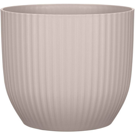 Pot de fleurs rond DEROMA 10L Ø27 cm Rose - Élégance et Durabilité