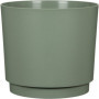 Cache-pot rond élégant en vert clair - GARDEN ID - Ø 25 cm